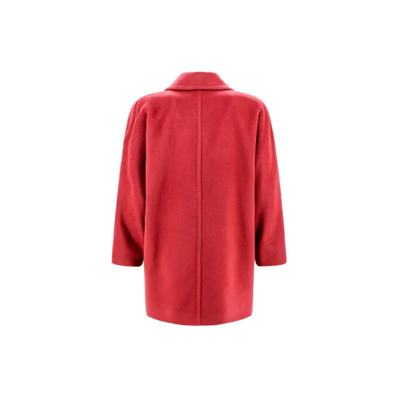 MaxMara Studio Molo Double Breasted Long Sleeved Coat-1