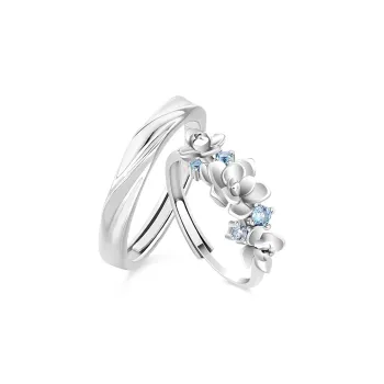 VIVIWELL S925 Silver Rings Unisex