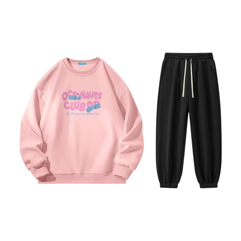 Small Columns Under The Sea Sweatshirt Set Unisex-47