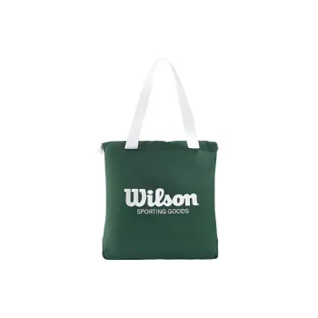 Wilson Polyester Tote Bag, Shopping Bag, Handbag, Shoulder Bag Regular Unisex Platane Green
