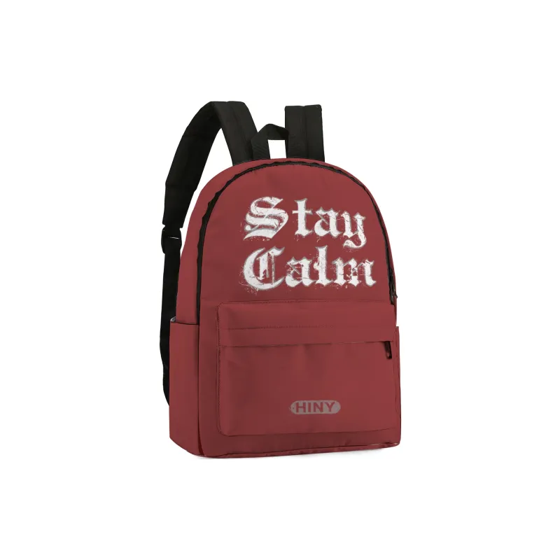 HINY Polyester Student Backpack Regular Unisex Multicolor-11