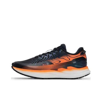 XTEP Cushioning Breathable Low Top Training Running Shoes Men's Black Orange