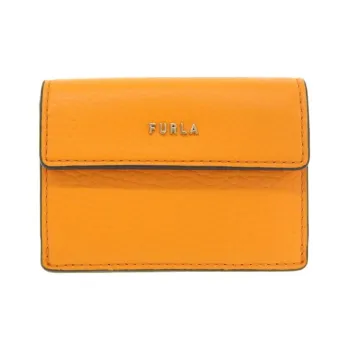 Furla Leather Wallet Women's Orange