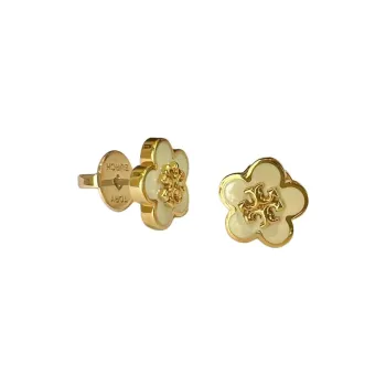 TORY BURCH Kira Flower Stud Earrings