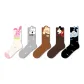 Cute Animal-5 Pack[7A Antibacterial, No Bone Socks]