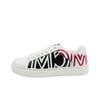 MCM Logo Low Top Skateboard Shoes Women's White