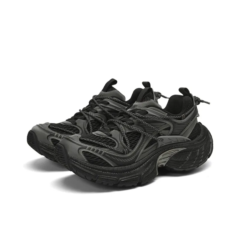 TCELLARS Cushioning Abrasion Resistant Lightweight Height Increasing Mat Low Top Chunky Sneakers Men's-6