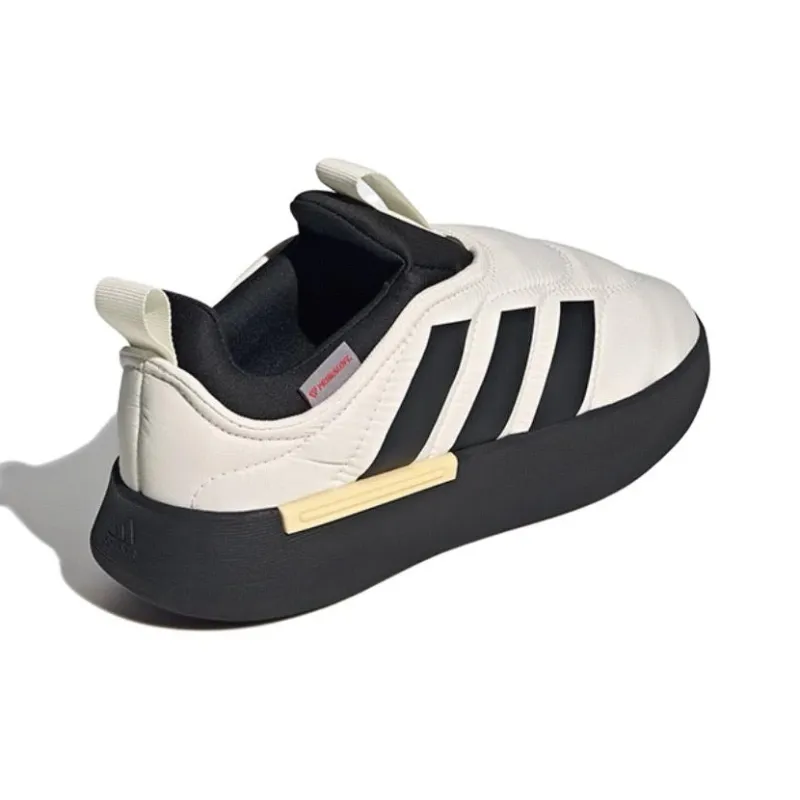 Adidas Adipuff Anti Slip Wear Resistant Low Top Casual Shoes Unisex Ecru-3