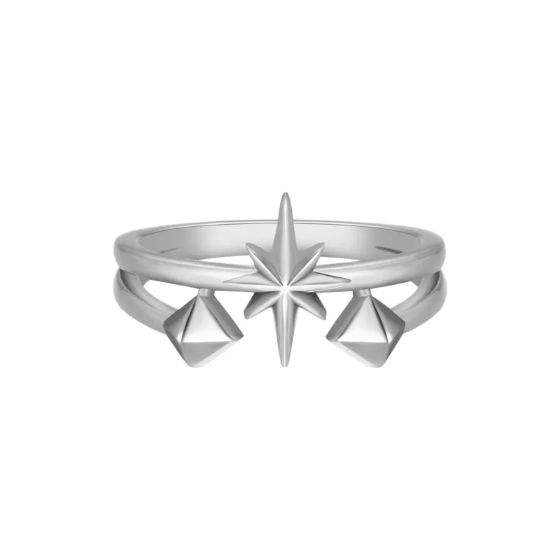 Ah Bo Ci De 925 Sterling Silver Rings Unisex-0