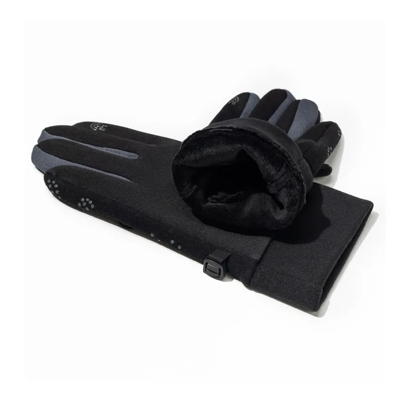 Shanghai Story Polyester Knit Gloves Unisex-17