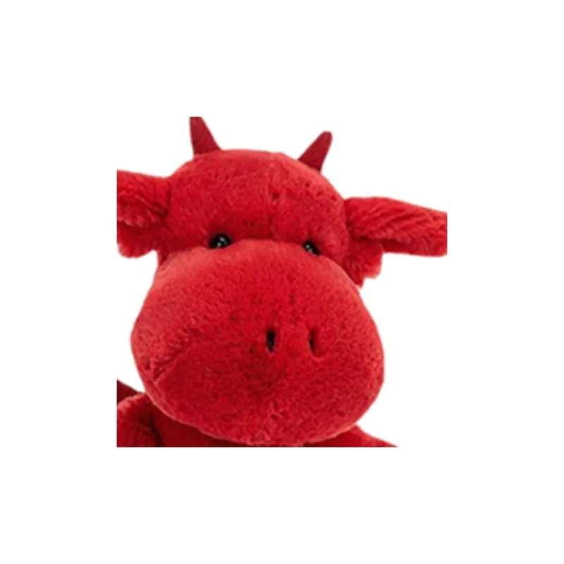 JELLYCAT Mythical Animal Collection Red Flying Dragon Dolls Plush Doll 31cm High-2