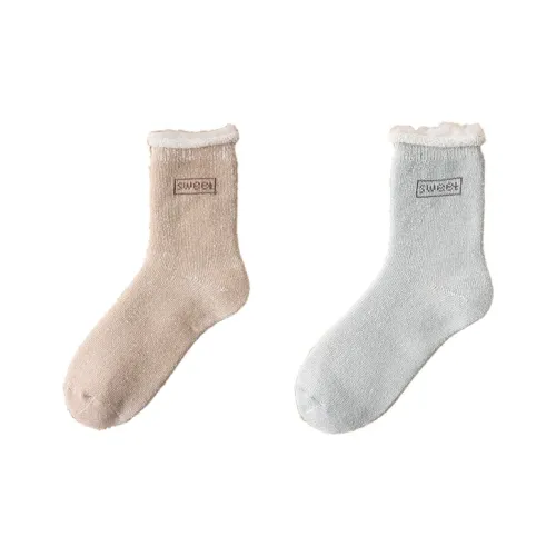 Cotton Gene Mid Calf Socks Women's Combo Set