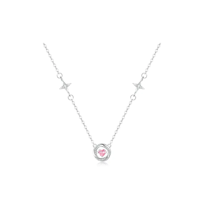 TEEX Synthetic Cubic Zirconia Necklaces Women's-2