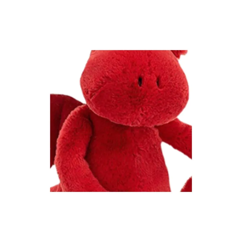 JELLYCAT Mythical Animal Collection Red Flying Dragon Dolls Plush Doll 31cm High-1
