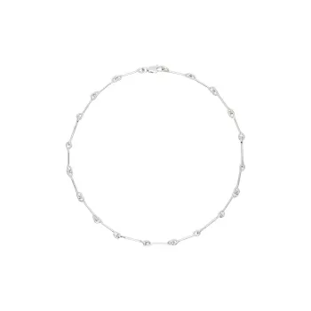 Laura Lombardi Brass Necklaces Women's Silver