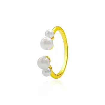 ZHENZHUAOMI Freshwater Pearl Rings Women's