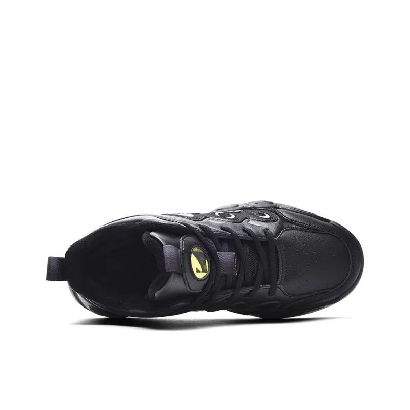 Black tailed Deer Thermal Cushioning Abrasion Resistant Slip Resistant High Top Basketball Shoes Men's-31