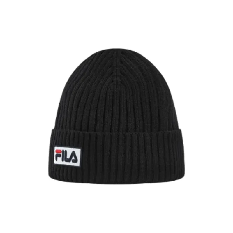 FILA Sheep Wool Beanies Unisex Black-0