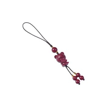 Stone On The Line Cinnabar Keychains Unisex