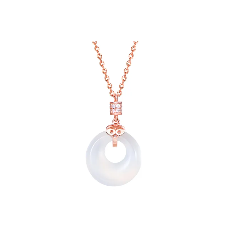 CLARKIA FLOWER Chalcedony Necklaces Women's-0