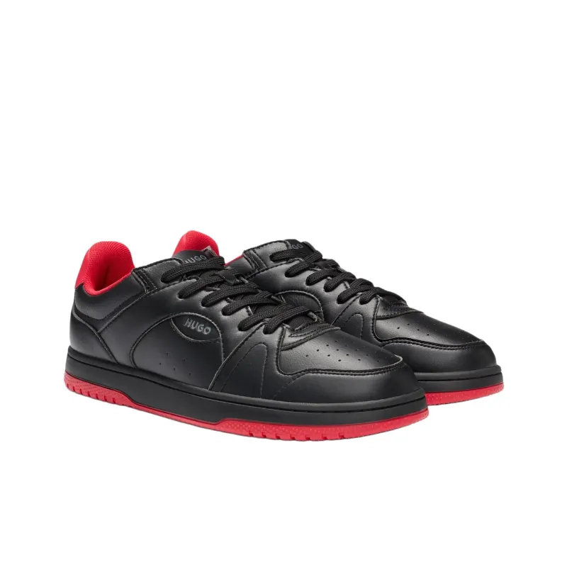 HUGO BOSS Low Top Skateboard Shoes Men's Black-2