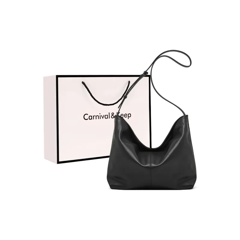Carnival Keep Cow Leather Tote Shoulder Bag Crossbody Bag Medium Size Women's Multicolor-5
