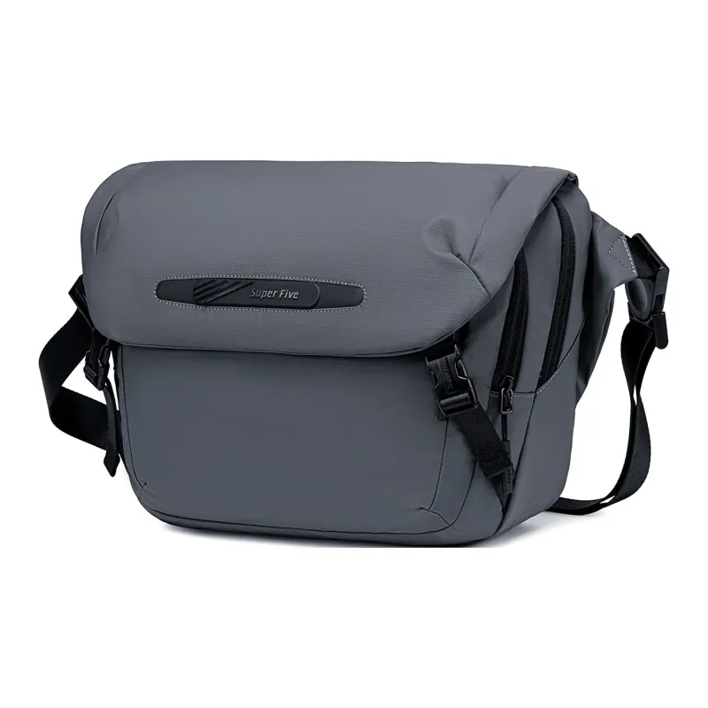 Super Five Polyester/Oxford/Water Repellent Shoulder Bag Unisex Multicolor/Black/Ecru/Gray/Blue-13