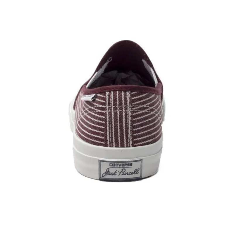 Converse JP Anti-Slip Wear-Resistant Low-Top Skateboard Shoes Unisex Red White-3