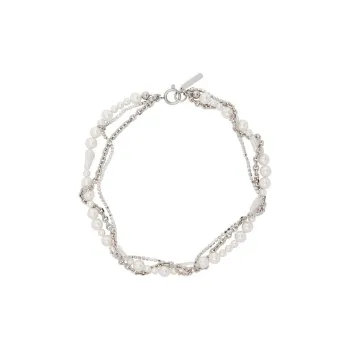 JUSTINE CLENQUET Palladium Necklaces Women's Silver