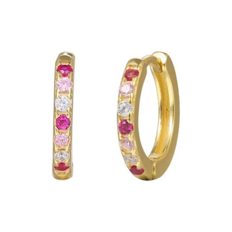 MONI JEWELLERY S925 Silver Earrings Women's Gold-6