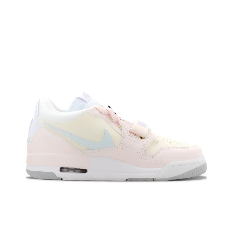 Jordan Legacy 312 Cushioning, Wear Resistant Low Top Children's Basketball Shoes Blue Pink Yellow Unisex-2
