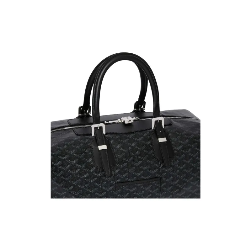 GOYARD Bowling45 Canvas Travel Bag Unisex Pitch Black-1