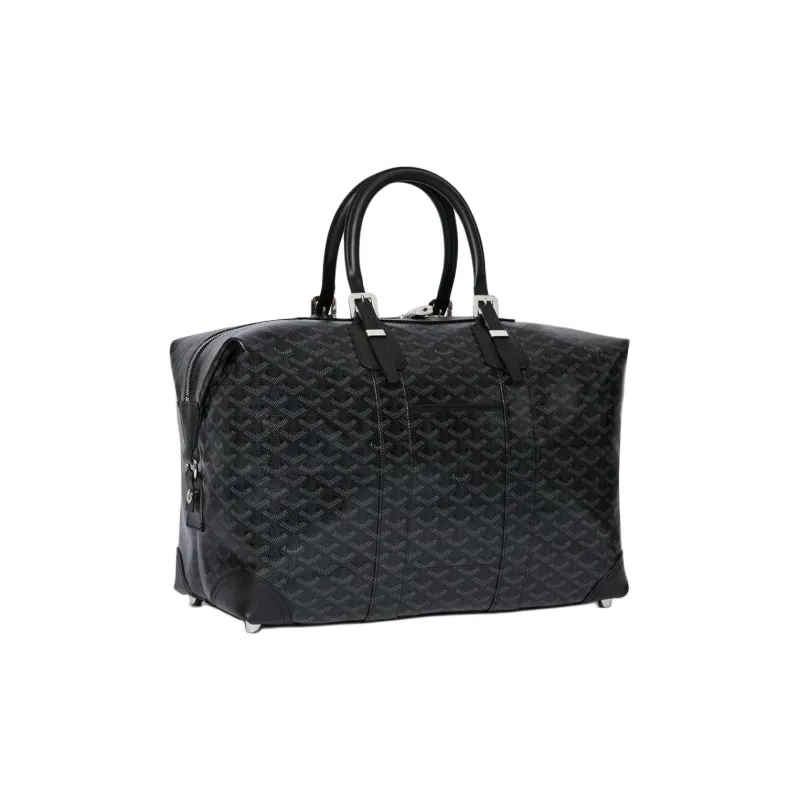 GOYARD Bowling45 Canvas Travel Bag Unisex Pitch Black-0