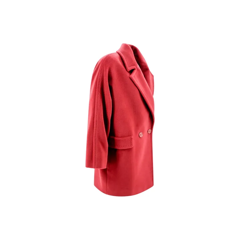 MaxMara Studio Molo Double Breasted Long Sleeved Coat-2
