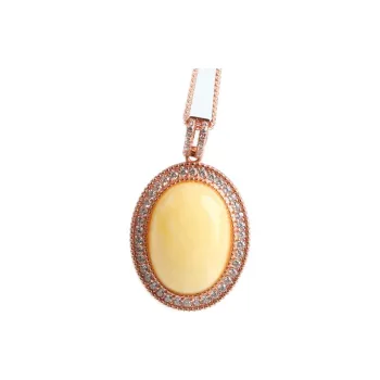 POSILAN Amber Beeswax Necklaces Women's