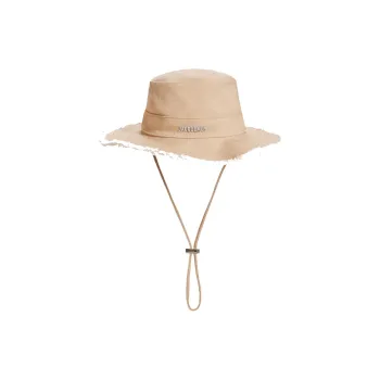 Jacquemus Cotton Bucket Hats Women's Brown
