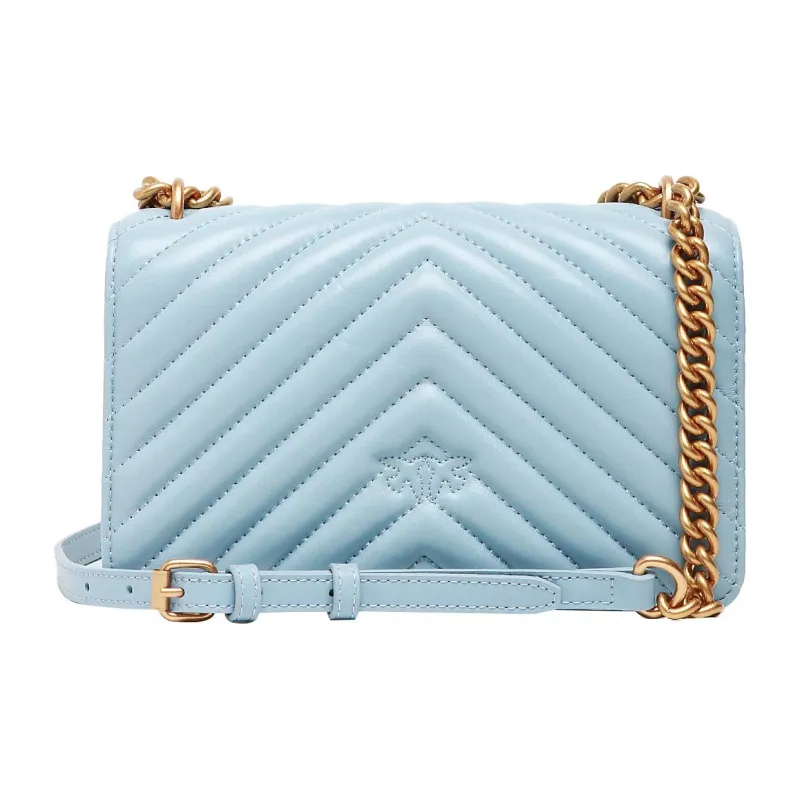 PINKO Love One Chevron Quilted Mini Crossbody Bag-2