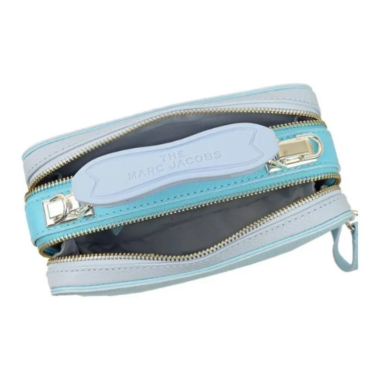 MARC JACOBS Leather Shoulder Bag, Crossbody Bag, Handbag Women's Blue-2