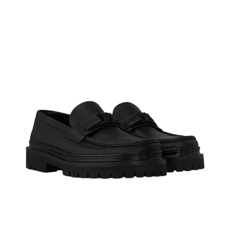 LOUIS VUITTON Major Loafers Men's Black-2
