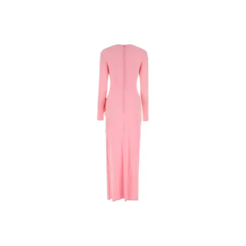 Magda Butrym Gathered Long Sleeve Maxi Dress-1