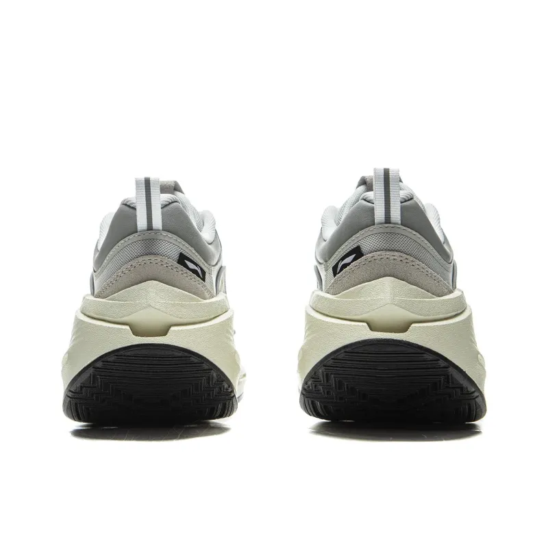 LiNing Jueying CRC Slip Resistant, Abrasion Resistant, Rebound Resistant Low Top Running Shoes Women's Gray-5
