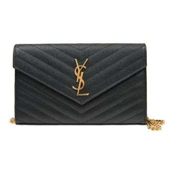 SAINT LAURENT Monogram Leather Crossbody Bag, Shoulder Bag Women's