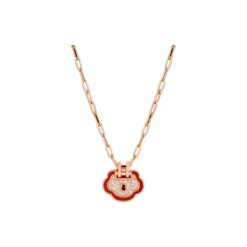 Qeelin 18K Rose Gold Necklaces Unisex Rose Gold