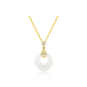 A Thousand Pieces Of Silver Necklaces White Jade Women's