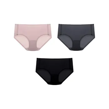 YOUNGYELL 100% Cotton Antibacterial Crotch Low Rise Underpants Women's Combo Set