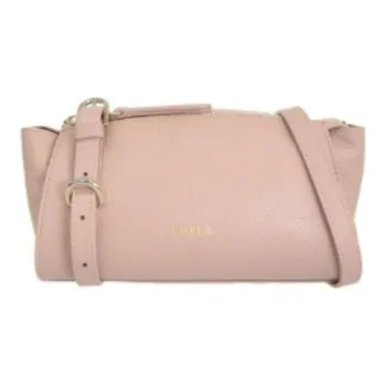 Furla Leather Shoulder Bag, Crossbody Bag Mini Women's Pink