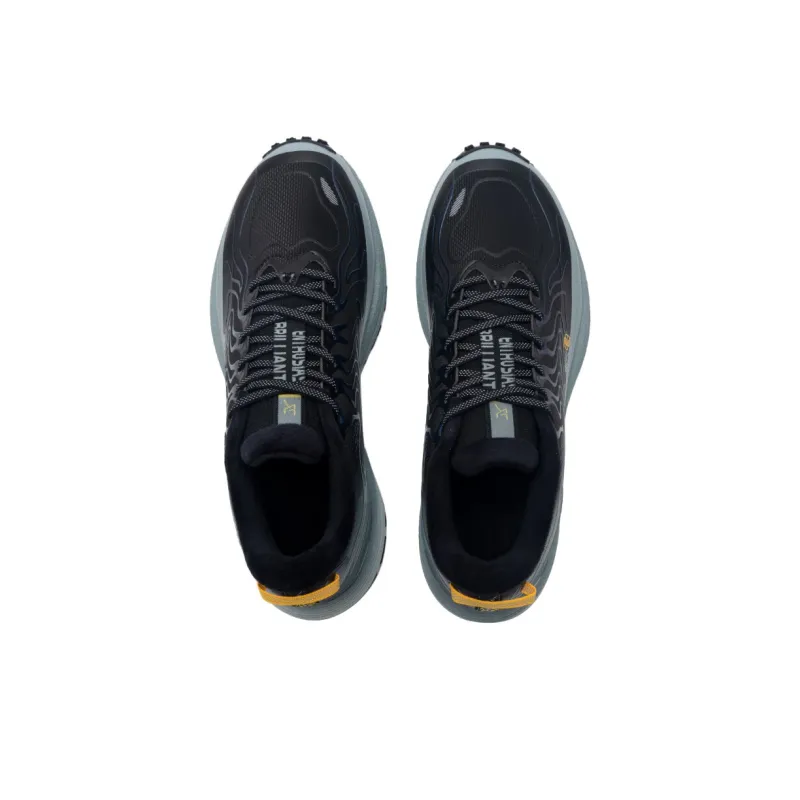 XTEP Cushioning Breathable Low-Top Training Running Shoes Men's Black Gray-2