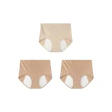 (High-Rise 100% cotton Leak-Proof) Pudding+Milk Coffee *2