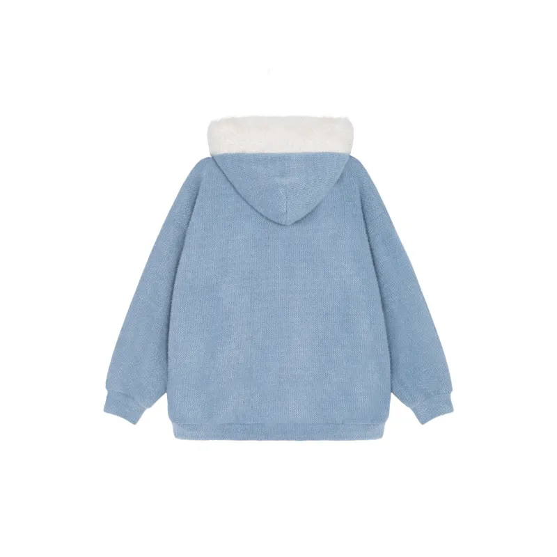 B.Duck Sweatshirt Women's Dusty Blue-1