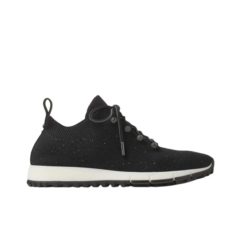 Jimmy Choo Veles Low Top Casual Shoes Women's Black-1